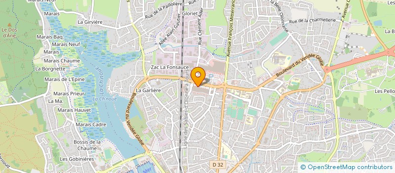 localisation de l'entreprise OLONNE VENDEE SPORT à LES SABLES D'OLONNE