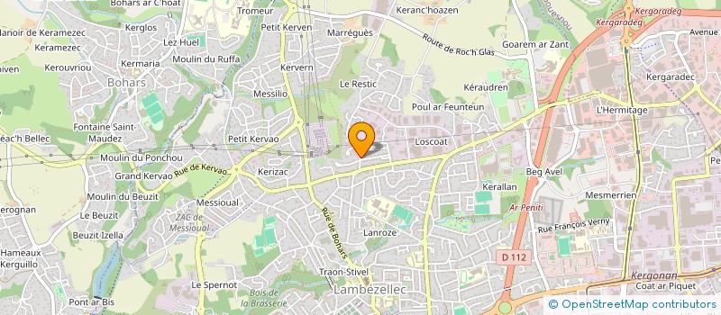 localisation de l'entreprise OLONNY à BREST
