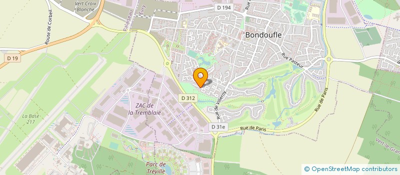 localisation de l'entreprise OLOPRISME  BONDOUFLE