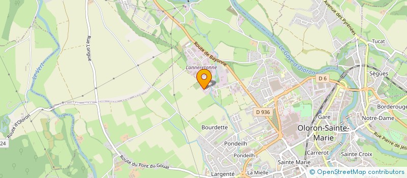 localisation de l'entreprise OLORIS  OLORON-SAINTE-MARIE