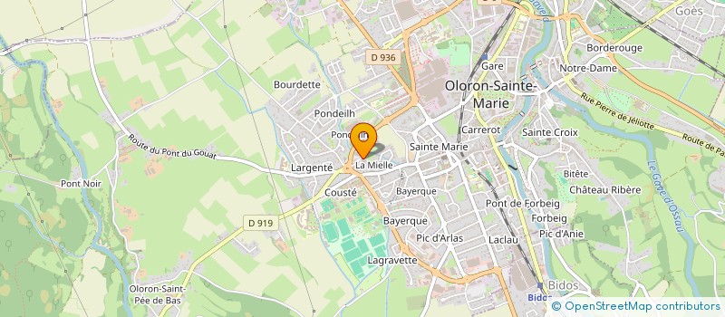 localisation de l'entreprise OLORON INVEST  OLORON-SAINTE-MARIE