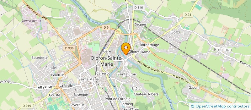 localisation de l'entreprise OLORON PREVENTION SPECIALISEE  OLORON-SAINTE-MARIE