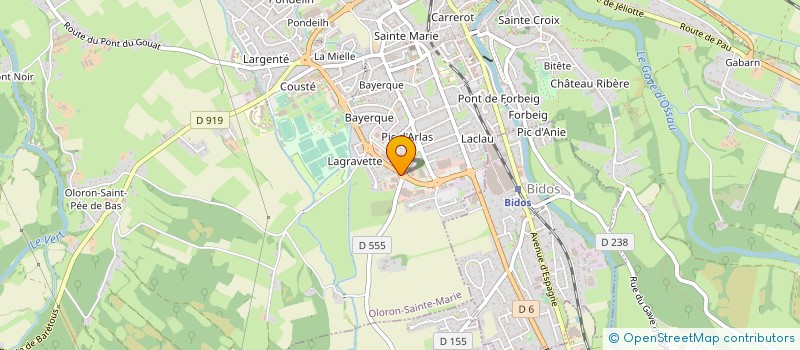 localisation de l'entreprise OLORON PRIMEUR à OLORON-SAINTE-MARIE