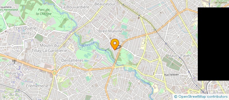 localisation de l'entreprise OLORTHO à NANTES