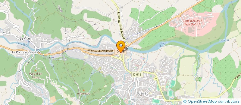 localisation de l'entreprise OLOUMI  CERET