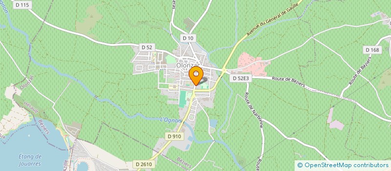 localisation de l'entreprise OLOX CONSEILS  OLONZAC