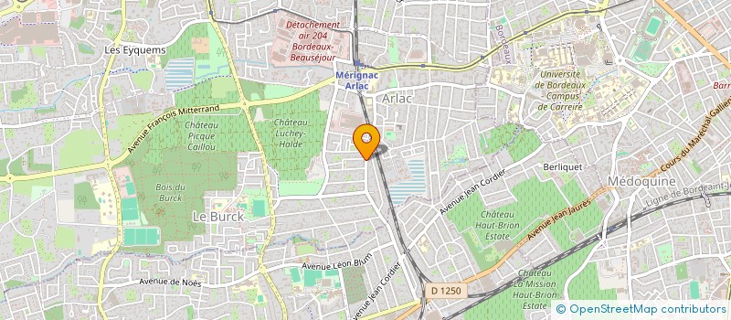 localisation de l'entreprise OLP BORDEAUX 3X3  MERIGNAC