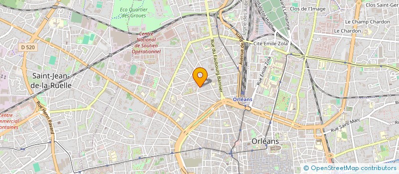 localisation de l'entreprise OLPEGA à ORLEANS