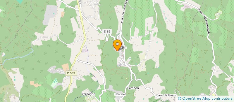 localisation de l'entreprise OLPHI  GASSIN