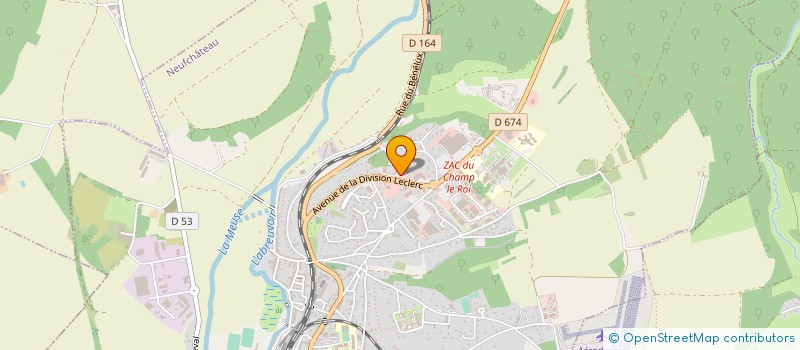 localisation de l'entreprise OLRIC 2 à NEUFCHATEAU