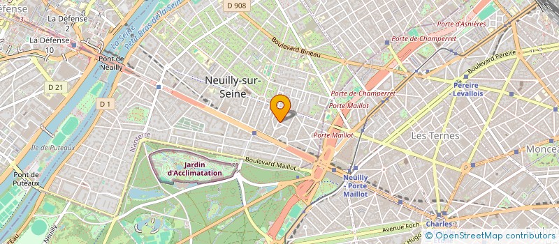 localisation de l'entreprise OLRIC INVEST à NEUILLY-SUR-SEINE