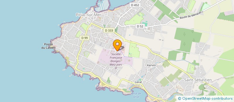 localisation de l'entreprise OLRY  PIRIAC-SUR-MER