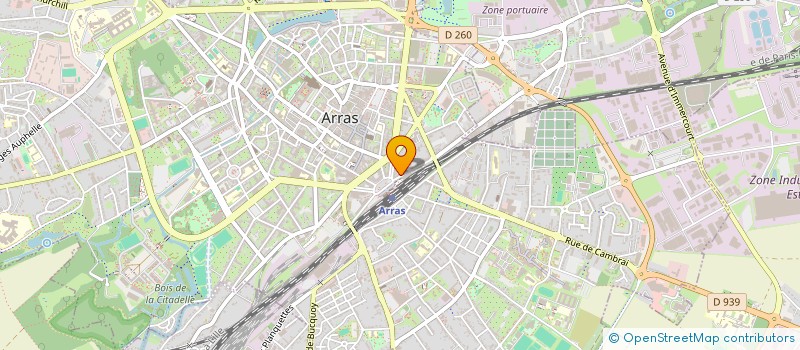 localisation de l'entreprise OLS à ARRAS
