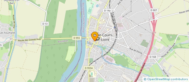 localisation de l'entreprise OLSA à COSNE-COURS-SUR-LOIRE