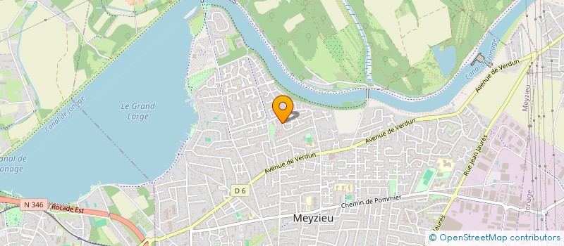 localisation de l'entreprise OLSA LOJESA  MEYZIEU