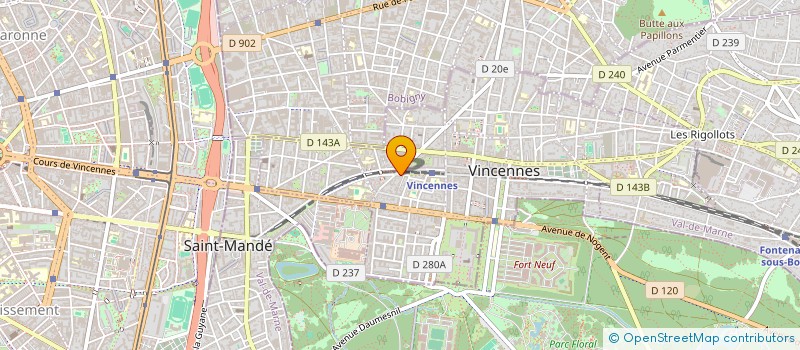 localisation de l'entreprise OLSADA CARTE AVANTAGE PERMIS à VINCENNES