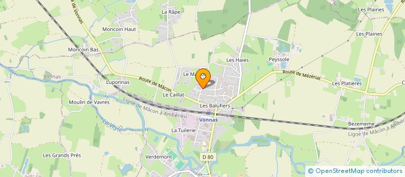 localisation de l'entreprise OLSAGOR à VONNAS