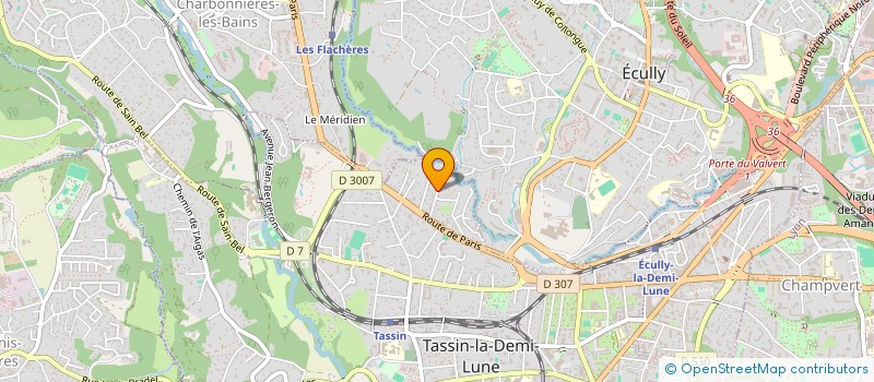 localisation de l'entreprise OLSET à TASSIN-LA-DEMI-LUNE