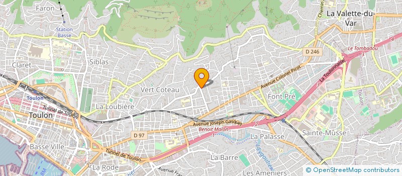 localisation de l'entreprise OLSO CHANBERNI  TOULON