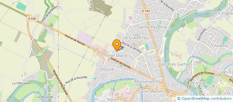 localisation de l'entreprise OLSOPAES  NIORT