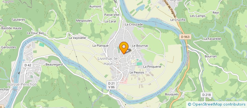 localisation de l'entreprise OLT'HIS  LIVINHAC-LE-HAUT