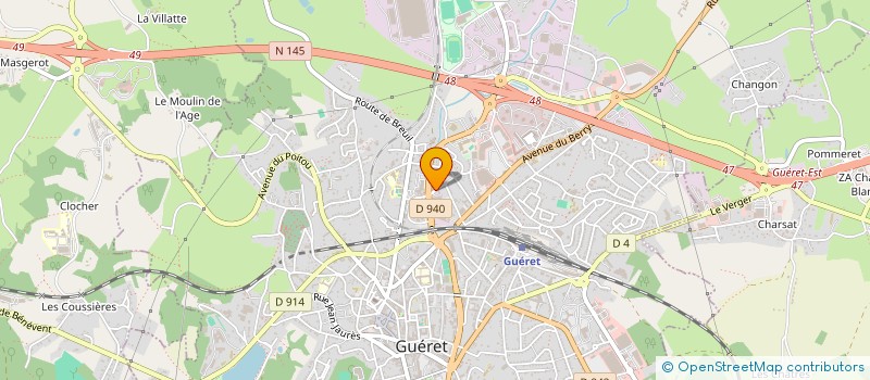 localisation de l'entreprise OLTHODAPA à GUERET
