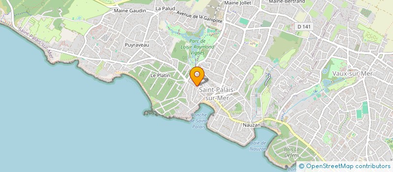 localisation de l'entreprise OLTIMA à SAINT-PALAIS-SUR-MER