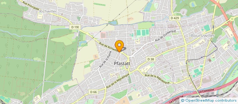 localisation de l'entreprise OLTRIA  PFASTATT