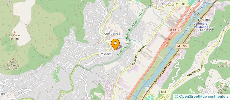 localisation de l'entreprise OLTYMA BAT  GATTIERES