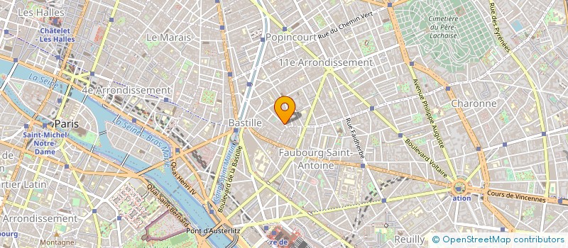 localisation de l'entreprise OLTZEN METAUX & CIE à PARIS