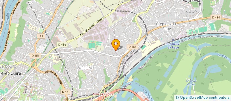 localisation de l'entreprise OLUMA à CALUIRE-ET-CUIRE