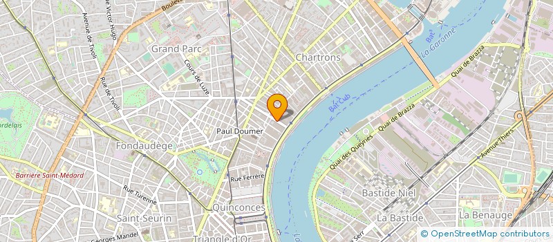 localisation de l'entreprise OLUMO à BORDEAUX