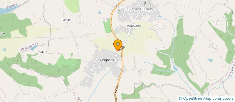 localisation de l'entreprise OLVANI  LA CROIX-BLANCHE