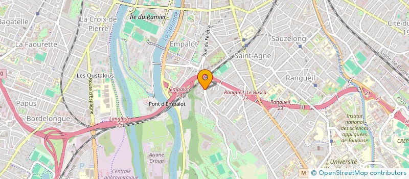 localisation de l'entreprise OLVERSITA à TOULOUSE