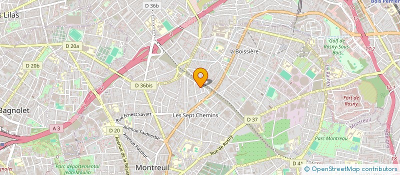 localisation de l'entreprise OLVI NET SERVICES à MONTREUIL