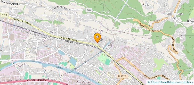 localisation de l'entreprise OLVIRA  CLUSES