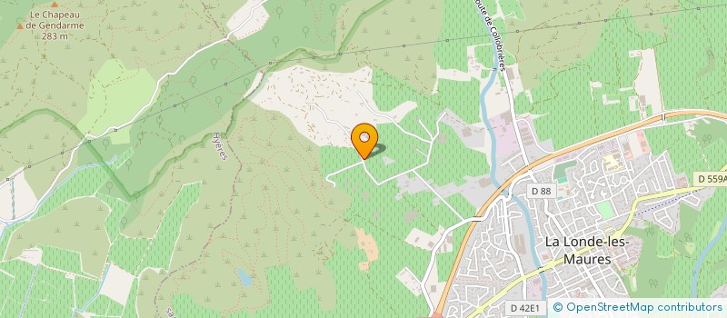 localisation de l'entreprise OLVIXT  LA LONDE-LES-MAURES