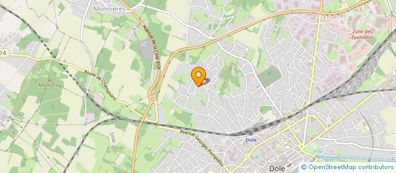 localisation de l'entreprise OLY à DOLE