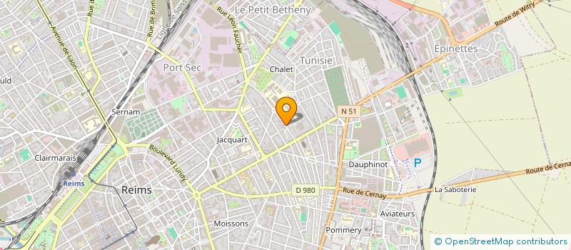 localisation de l'entreprise OLYA  REIMS