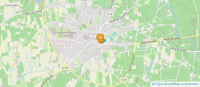 localisation de l'entreprise OLYA  CAMARET-SUR-AIGUES