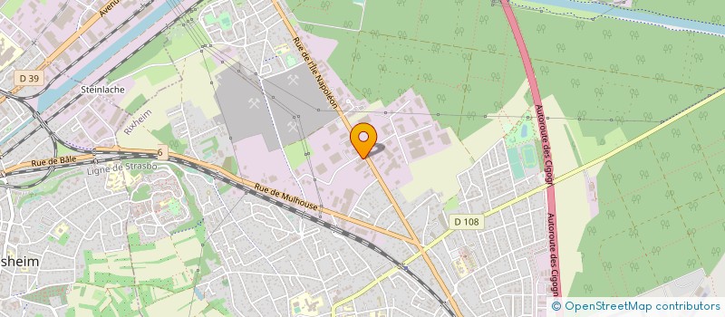 localisation de l'entreprise OLYA SERVICES à RIXHEIM