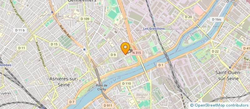 localisation de l'entreprise OLYAH PATRIMOINE & COURTAGE  ASNIERES-SUR-SEINE