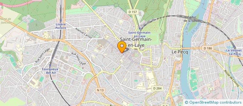 localisation de l'entreprise OLYCIA à SAINT-GERMAIN-EN-LAYE