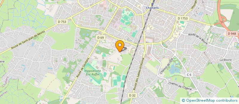 localisation de l'entreprise OLYDEA à CHALLANS