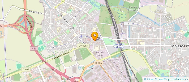 localisation de l'entreprise OLYDEE  LIEUSAINT