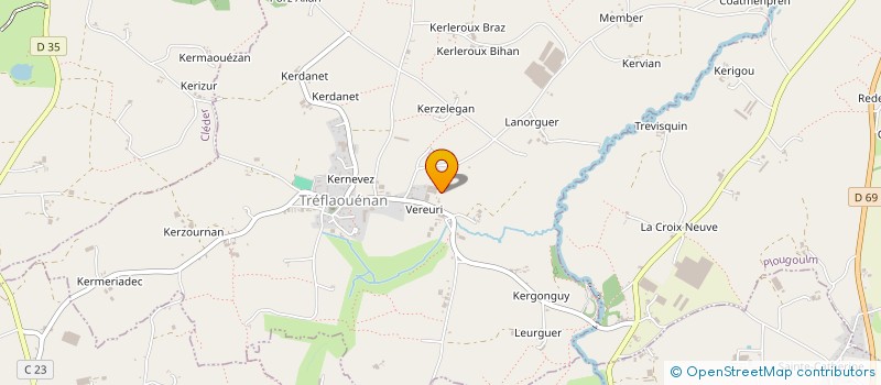 localisation de l'entreprise OLYK  TREFLAOUENAN