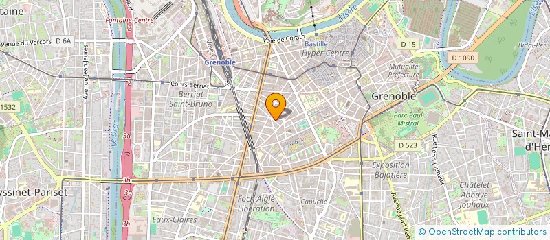 localisation de l'entreprise OLYKA à GRENOBLE