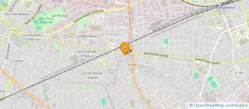 localisation de l'entreprise OLYM COURTAGE  SARTROUVILLE