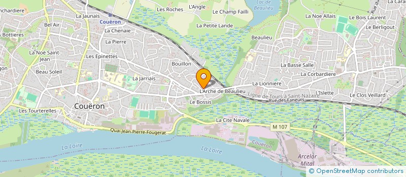 localisation de l'entreprise OLYM FEST  COUERON