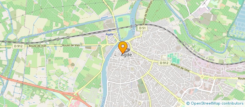 localisation de l'entreprise OLYMP  AGDE